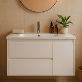 Yoko 1200W Wall Hung Vanity 460mm  – Gloss or Matt Finish with Premium Soft Close Drawers
