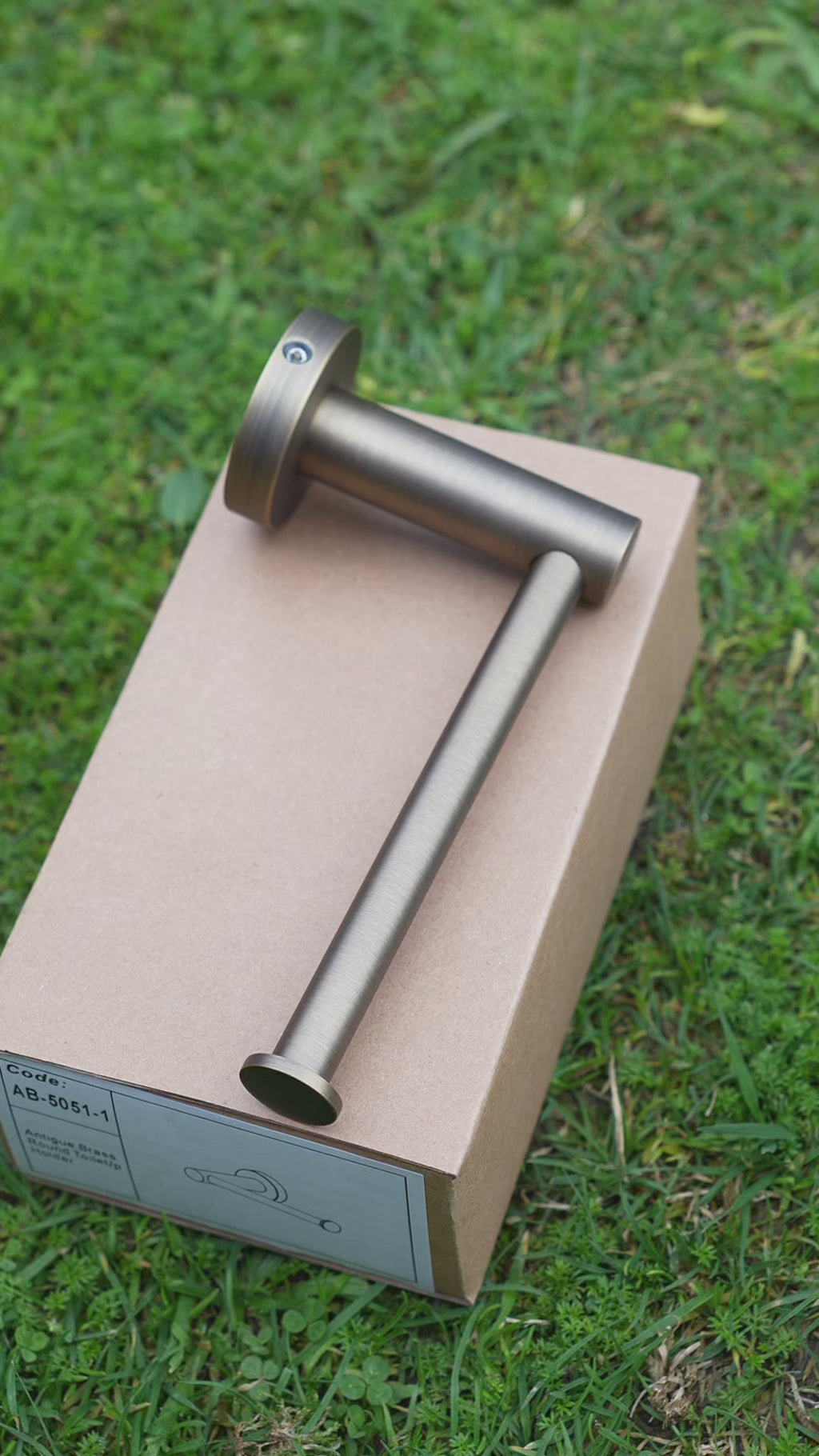 Seville Antique Brass Toilet Paper Holder