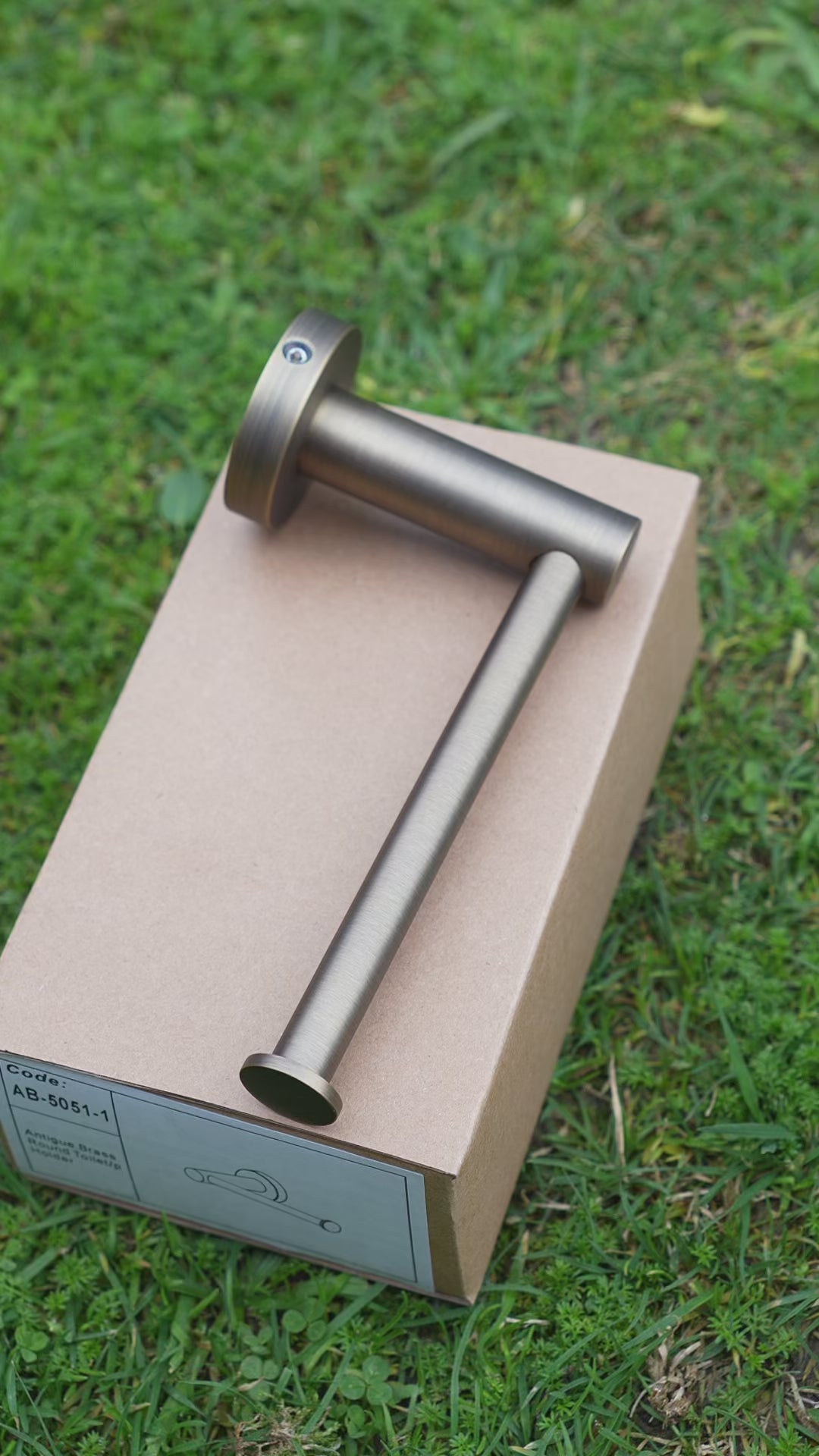 Seville Antique Brass Toilet Paper Holder