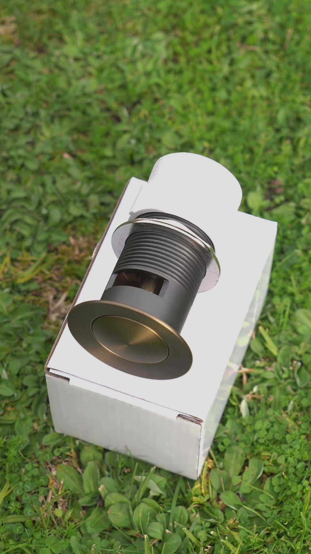 Seville Antique Brass Pop Up 32mm