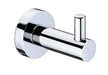 5053-1 Round Robe Hook – Chrome wall-mounted hook for modern bathrooms.