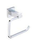 6051 Square Toilet Paper Holder – Chrome wall-mounted holder with modern square design for contemporary bathrooms.