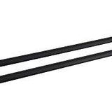 Black Double Towel Rail (Round)