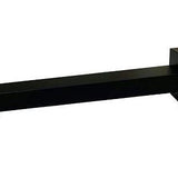 Black Rectangular Bath Spout – 180mm Wall-mounted Bath Spout with Matte Black Finish