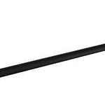 Round Single Towel Rail – 750mm, Wall-mounted Black Matte Finish for Modern Bathrooms