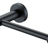 CH-5051-1 Black Round Toilet Paper Holder – Sleek and modern wall-mounted black toilet paper holder for contemporary bathrooms.