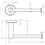 Black Toilet Roll Holder
