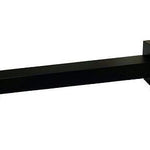 Black Rectangular Bath Spout – 180mm Wall-mounted Bath Spout with Matte Black Finish