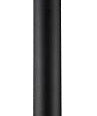 Black Round Ceiling Shower Arm – Available in 300mm and 600mm, with a sleek black matte finish