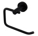 Black Round Toilet Paper Holder – Wall-mounted, Matte Black Finish for Modern Bathrooms