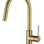 DGA-70P Brushed Gold Pull-out Kitchen/Laundry Mixer – 35mm cartridge, ideal for kitchen and laundry use with a pull-out spout for easy water access.