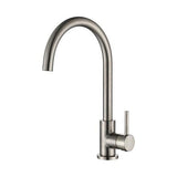 Brushed Nickel Round Kitchen Mixer