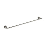 Valencia Brushed Nickel Round Towel Rail 750mm