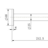 Valencia Brushed Nickel Wall Spout