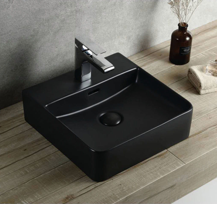 CB-121 Square Ceramic Countertop Basin –  420mmx420mmx130mm