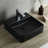 CB-121 Square Ceramic Countertop Basin –  420mmx420mmx130mm