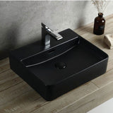 CB-122 Rectangular Ceramic Countertop Basin – 500mmx420mmx130mm
