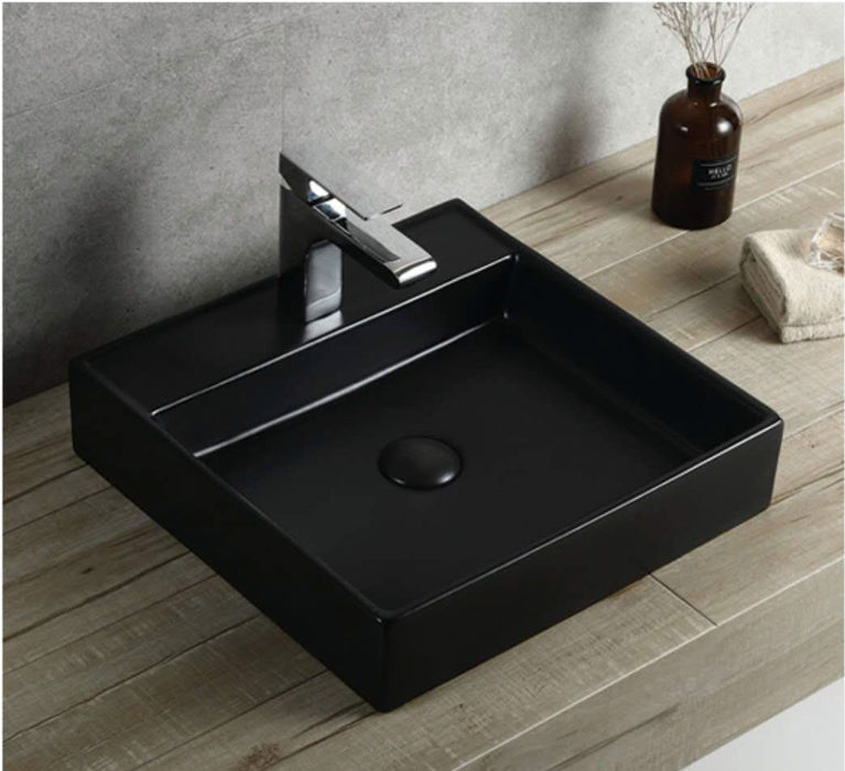 Square Ceramic Countertop Basin – 440mmx440mmx100mm
