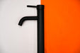 CHA-70Q Black Tall Basin Mixer – 319mm height, modern black faucet for contemporary bathrooms.