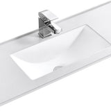 Ceramic Vanity Basin – Gloss White Top with Single Tap Hole 900mmx360mmx190mm