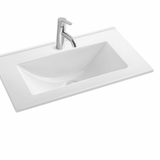 Ceramic Vanity Basin –  Gloss White with Single Tap Hole 600mmx360mmx190mm