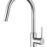 Round Pull-out Kitchen/Laundry Mixer TK70P – 393mm mixer with 6L/min water flow and flexible pull-out design for modern kitchens and laundries.