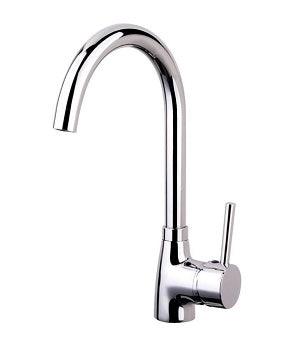Chrome Round Kitchen Mixer