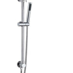 Round Dual Shower with Diverter SMF-257 – Solid brass rail, 9L/min water flow, and modern chrome finish for contemporary bathrooms.