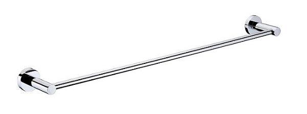Chrome Round Single Towel Rail