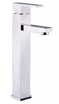 Chrome Square Tall Basin Mixer