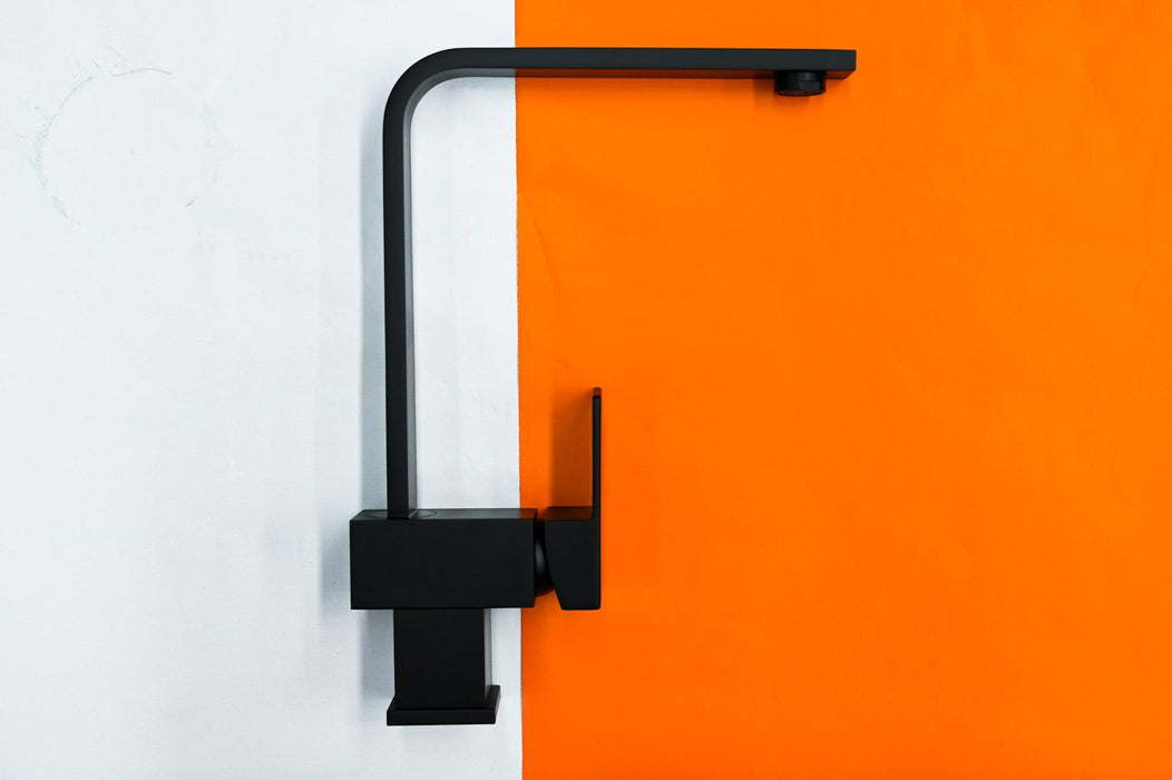 Black Square Kitchen Mixer