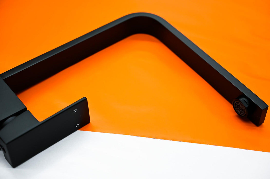 Black Square Kitchen Mixer