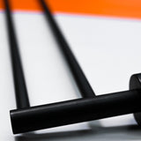 Black Double Towel Rail (Round)