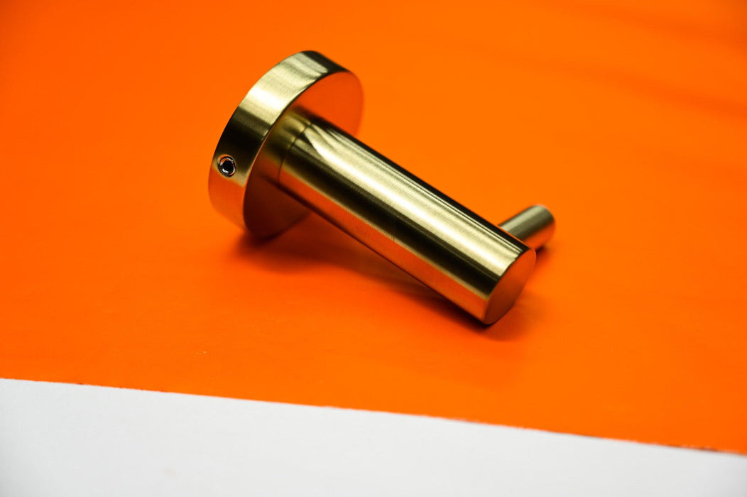 Brushed Gold Round Robe Hook