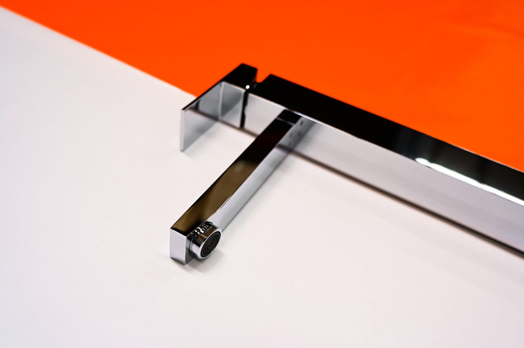 Chrome Square Tall Basin Mixer