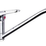 TK72K Duck Handle Kitchen Mixer – 40mm cartridge, 132mm mixer height, 129mm(H) x 226mm(D) spout, WELS 5 Star, modern kitchen faucet.