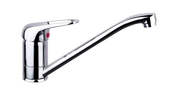 TK72K Duck Handle Kitchen Mixer – 40mm cartridge, 132mm mixer height, 129mm(H) x 226mm(D) spout, WELS 5 Star, modern kitchen faucet.