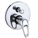 TK72D Duck Handle Wall Mixer with Diverter – 40mm cartridge, Ø 160mm cover plate, modern water mixer for multiple outlets.