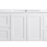 Luna 1200WD-SD Wall Hung Vanity 460mm  – Modern Floating Bathroom Cabinet