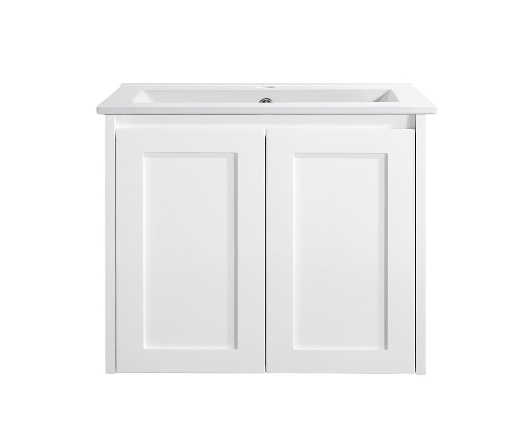 Luna 600W-SD Wall Hung Vanity 460mm  – Modern Floating Bathroom Cabinet