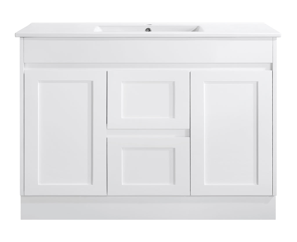 Quinn 1200WD Freestanding 460mm Vanity Modern European Design With Double Bowl