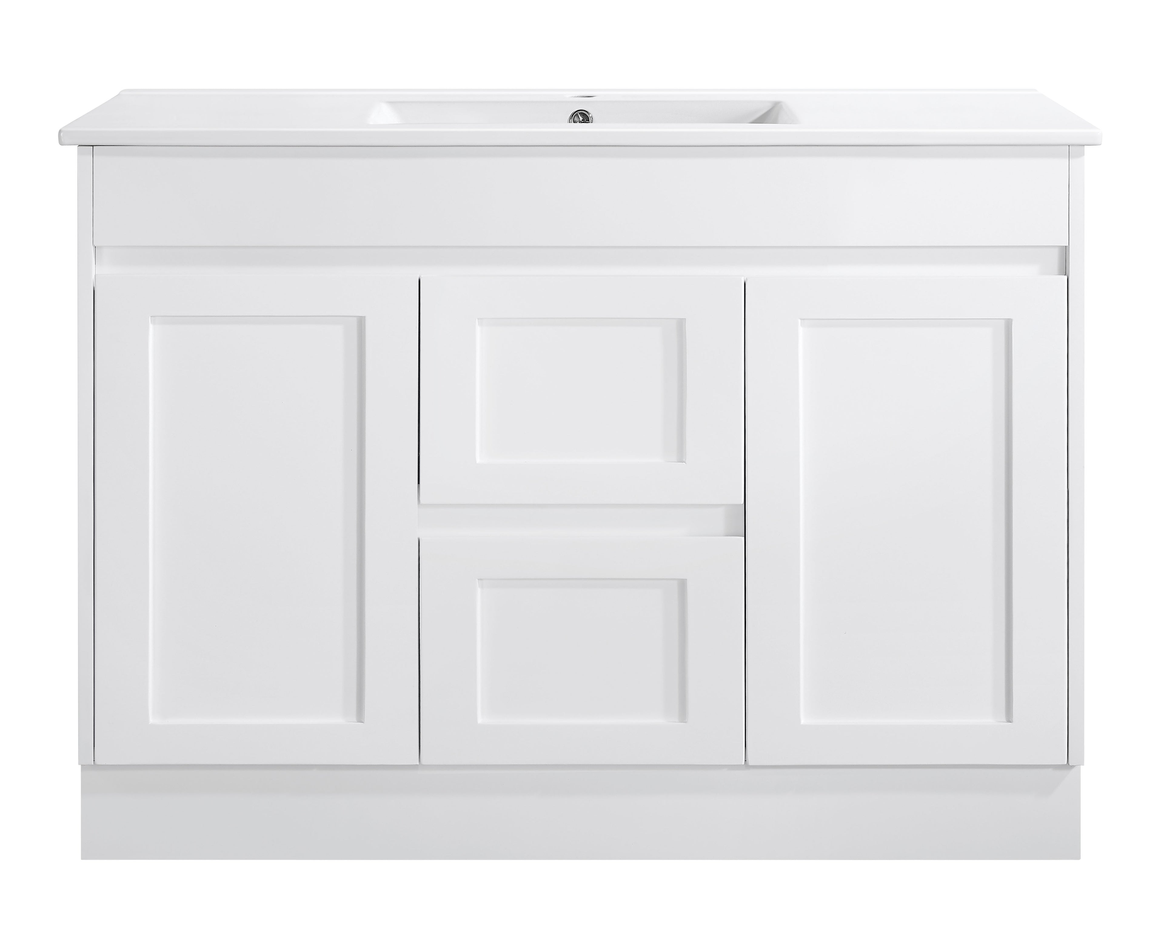 Quinn 1200WD Freestanding 460mm Vanity Modern European Design With Double Bowl