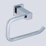Rola Toilet Paper Holder – Chrome wall-mounted toilet paper holder for modern bathrooms.