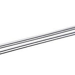 Round Double Towel Rail – Chrome bathroom towel rack in 600mm, 750mm, and 900mm sizes.