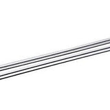 Round Double Towel Rail – Chrome bathroom towel rack in 600mm, 750mm, and 900mm sizes.