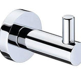 5053-1 Round Robe Hook – Chrome wall-mounted hook for modern bathrooms.