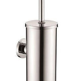 5095 Round Toilet Brush Steel Holder – Polished stainless steel holder for modern bathrooms.