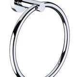 5060 Round Towel Ring – Chrome wall-mounted ring for modern bathrooms, ideal for hanging towels.