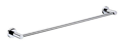 Round Single Towel Rail – Chrome 600mm, 750mm, 900mm sizes for modern bathrooms with sleek design.