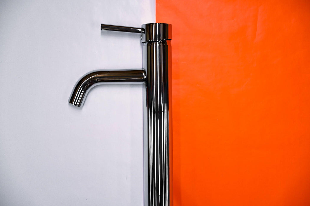 Round Tall Basin Mixer TK70Q – 319mm height, 35mm cartridge, and modern design for contemporary bathroom sinks.